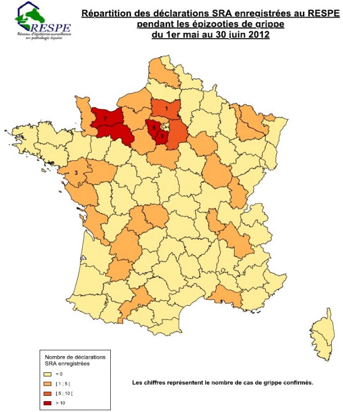 Cas de grippe 2012 france - RESPE 