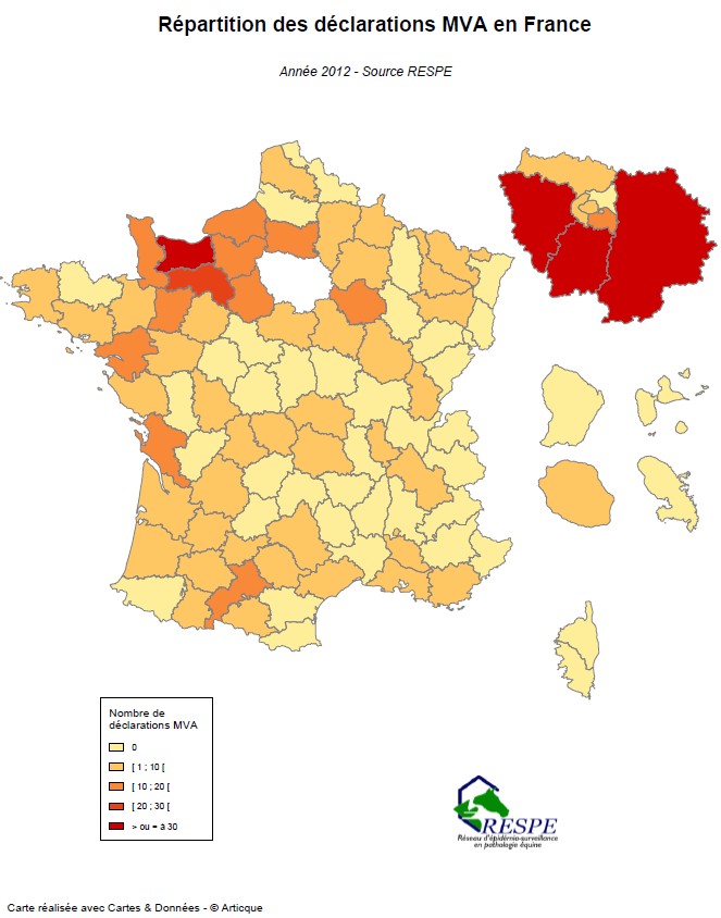 Bilan sous-réseau 2012 carte MVA - RESPE
