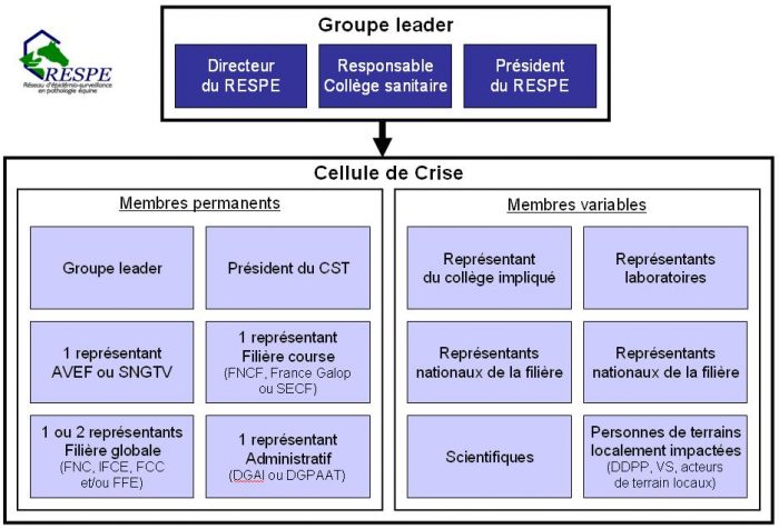 Composition de la cellule de crise 