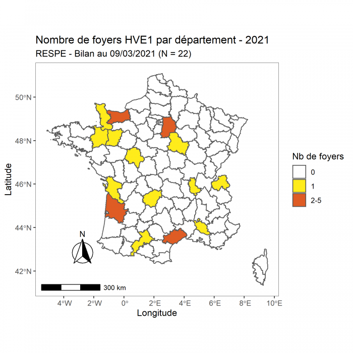 La cellule de crise du RESPE s’est réunie pour la seconde fois le 08 mars dans le cadre des foyers d’herpèsvirose de type 1 (HVE1 – rhinopneumonie) confirmés en Espagne à Valence, sur le site du Valencia Spring Jumping Tour et dans plusieurs départements en France en lien épidémiologique avec le foyer espagnol. Cette réunion a permis de faire un nouveau bilan de la situation en Espagne et en France, et d’adapter les recommandations à l’évolution de la situation épidémiologique.