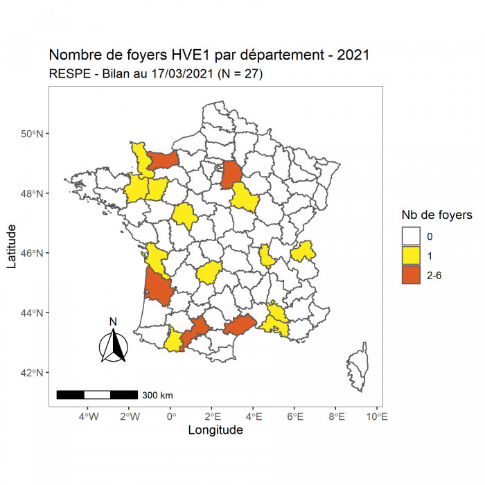 La cellule de crise du RESPE s’est réunie pour la troisième fois le 15 mars dans le cadre des foyers d’herpèsvirose de type 1 (HVE1 – rhinopneumonie) confirmés en Espagne sur trois sites de concours, Valence, Vejer de la Frontera et Oliva,  et dans plusieurs départements en France en lien épidémiologique avec les foyers espagnols. Cette réunion a permis de faire un nouveau bilan de la situation en France et en Espagne et de statuer sur les recommandations et la communication pour les 15 jours à venir.  