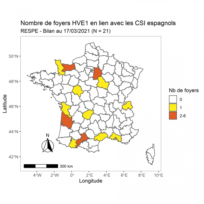 La cellule de crise du RESPE s’est réunie pour la troisième fois le 15 mars dans le cadre des foyers d’herpèsvirose de type 1 (HVE1 – rhinopneumonie) confirmés en Espagne sur trois sites de concours, Valence, Vejer de la Frontera et Oliva, et dans plusieurs départements en France en lien épidémiologique avec les foyers espagnols. Cette réunion a permis de faire un nouveau bilan de la situation en France et en Espagne et de statuer sur les recommandations et la communication pour les 15 jours à venir. 