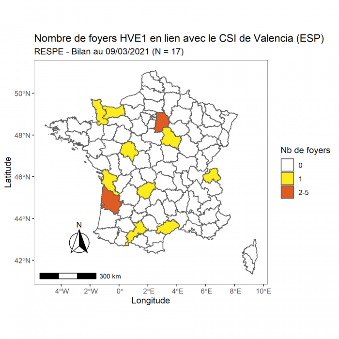 La cellule de crise du RESPE s’est réunie pour la seconde fois le 08 mars dans le cadre des foyers d’herpèsvirose de type 1 (HVE1 – rhinopneumonie) confirmés en Espagne à Valence, sur le site du Valencia Spring Jumping Tour et dans plusieurs départements en France en lien épidémiologique avec le foyer espagnol. Cette réunion a permis de faire un nouveau bilan de la situation en Espagne et en France, et d’adapter les recommandations à l’évolution de la situation épidémiologique.