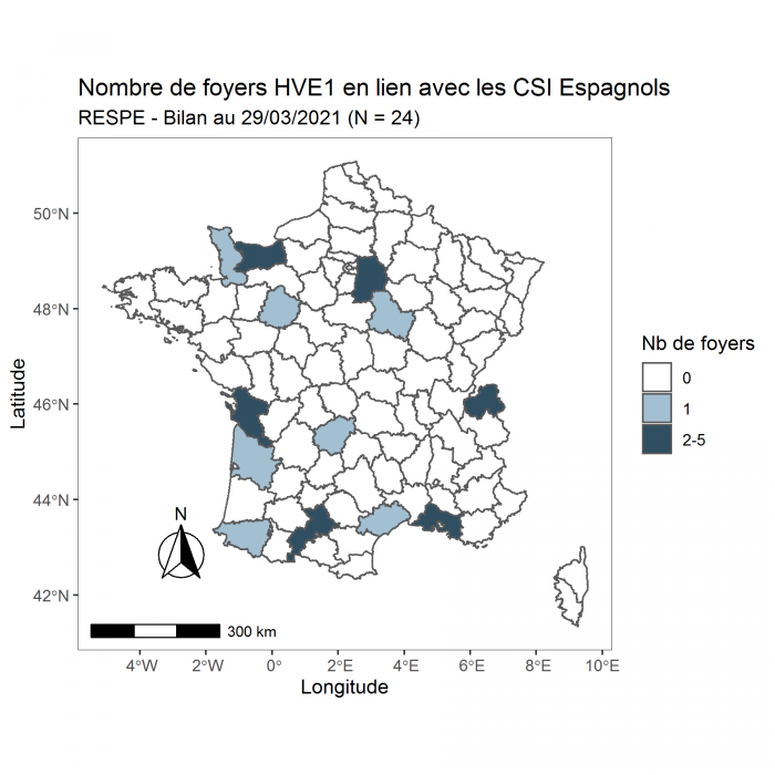 La cellule de crise du RESPE s’est réunie pour la quatrième fois le 29 mars dans le cadre des foyers d’herpèsvirose de type 1 (HVE1 – rhinopneumonie) confirmés en Espagne et dans plusieurs départements en France en lien épidémiologique avec les foyers espagnols. Cette réunion a réalisé un bilan de la situation en France et en Europe et mené les premiers échanges sur les conditions de reprise des rassemblements internationaux et nationaux. 
