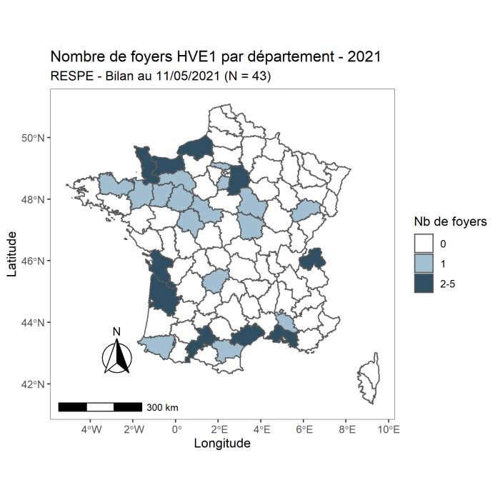 La cellule de crise du RESPE s’est réunie pour la septième fois le 10 mai dans le cadre du suivi des foyers d’herpèsvirose de type 1 (HVE1 – rhinopneumonie) présents sur le territoire, en lien ou non avec les CSI espagnols. Cette réunion avait pour objectif de statuer sur la situation en France, après un retour de plusieurs semaines à la compétition pour les rassemblements professionnels sous l’égide de la SHF et de la FFE.