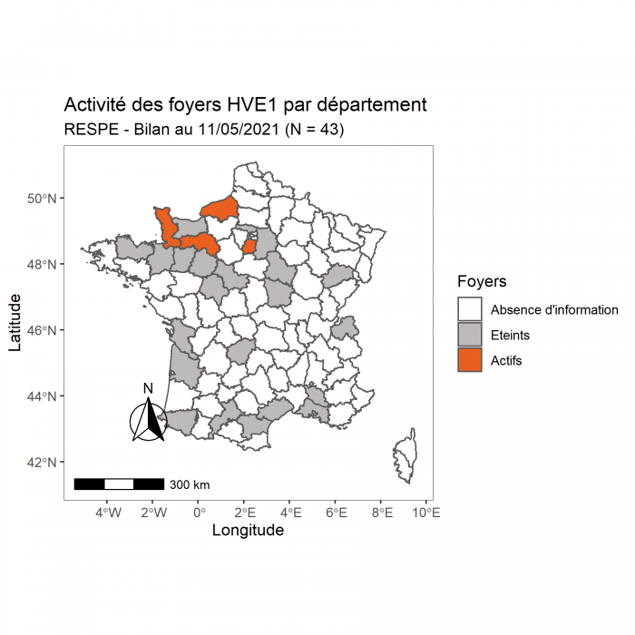 La cellule de crise du RESPE s’est réunie pour la septième fois le 10 mai dans le cadre du suivi des foyers d’herpèsvirose de type 1 (HVE1 – rhinopneumonie) présents sur le territoire, en lien ou non avec les CSI espagnols. Cette réunion avait pour objectif de statuer sur la situation en France, après un retour de plusieurs semaines à la compétition pour les rassemblements professionnels sous l’égide de la SHF et de la FFE.